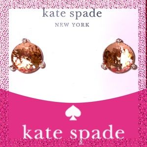 Kate Spade ♠️ Peach “Rise & Shine” Earrings NWOTs